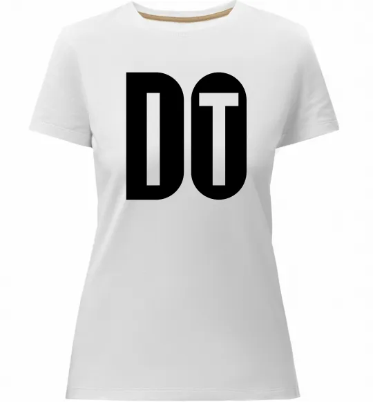 Жіноча преміум футболка Do it Білий фото