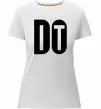 Жіноча преміум футболка Do it Білий фото