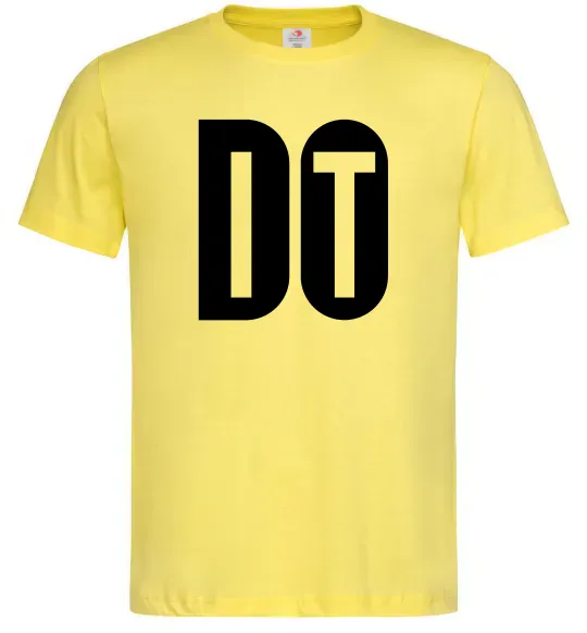Мужская футболка Do it Лимонный фото