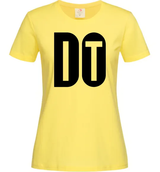 Жіноча футболка Do it Лимонний фото