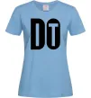 Жіноча футболка Do it Блакитний фото