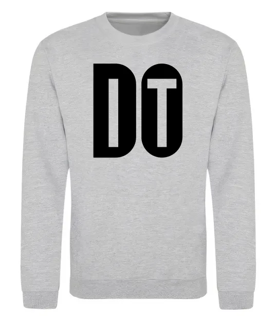 Свитшот Do it Серый меланж фото