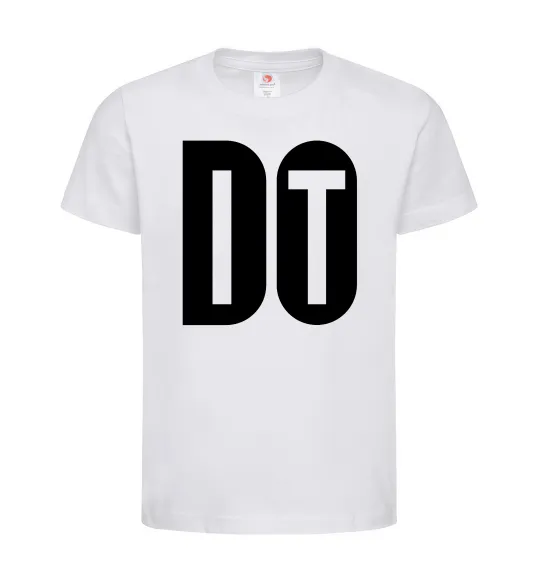 Дитяча футболка Do it Білий фото