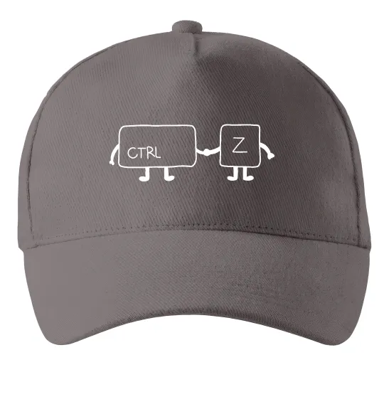 Кепка Ctrl+Z Серый фото