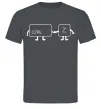 Чоловіча футболка Ctrl+Z Графіт фото
