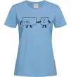 Жіноча футболка Ctrl+Z Блакитний фото