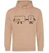 Чоловіча толстовка (худі) Ctrl+Z Пісочний фото