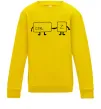 Детский Свитшот Ctrl+Z Солнечно желтый фото