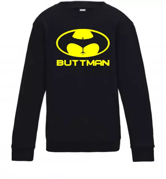Детский Свитшот Buttman Черный фото