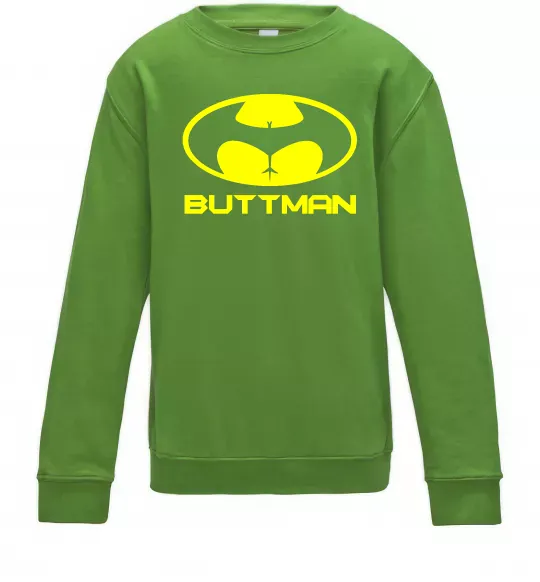 Детский Свитшот Buttman Лаймовый фото