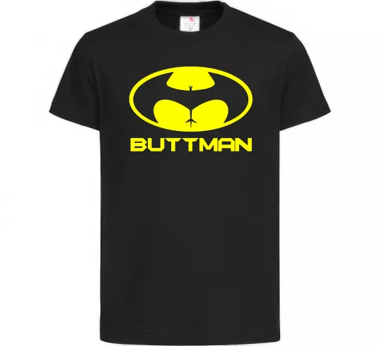 Детская футболка Buttman Черный фото