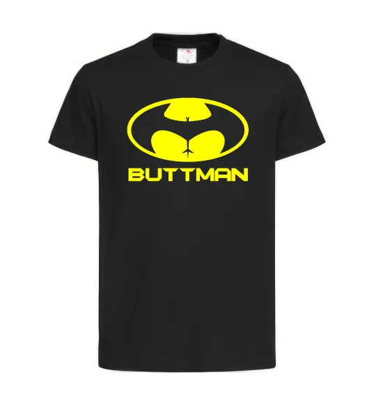 Детская футболка Buttman Черный фото