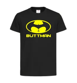 Дитяча футболка Buttman Чорний фото