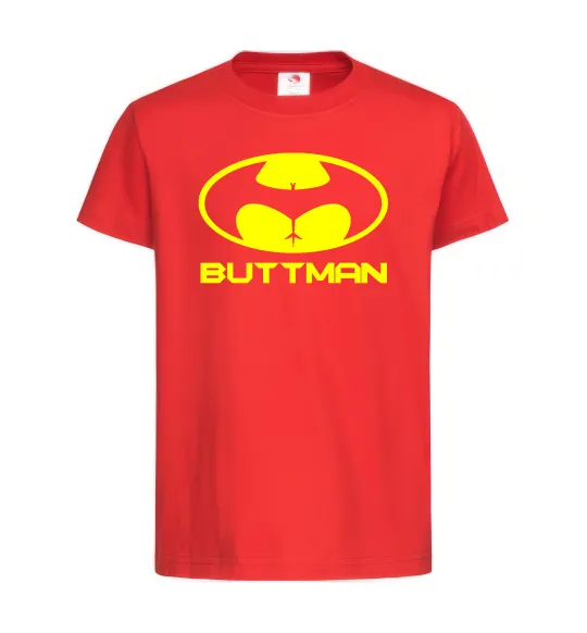 Детская футболка Buttman Красный фото