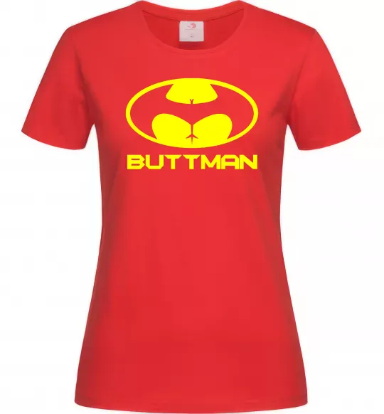 Женская футболка Buttman Красный фото