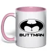Чашка с цветной ручкой Buttman Нежно розовый фото