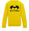 Детский Свитшот Buttman Солнечно желтый фото
