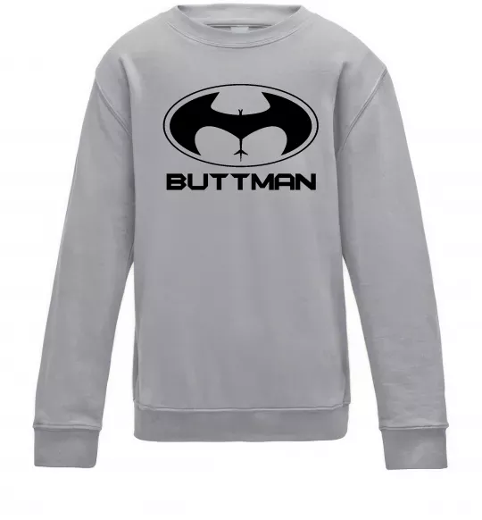 Детский Свитшот Buttman Серый меланж фото