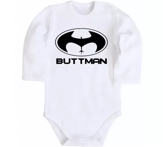 Детский боди Buttman Белый фото
