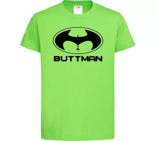 Детская футболка Buttman Лаймовый фото