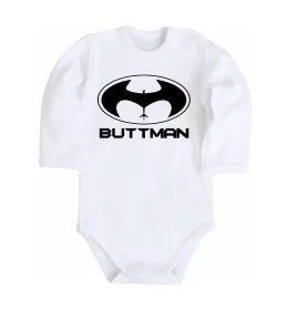 Дитячий бодік Buttman Білий фото