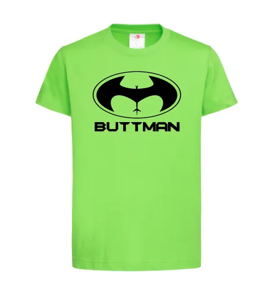 Детская футболка Buttman Лаймовый фото