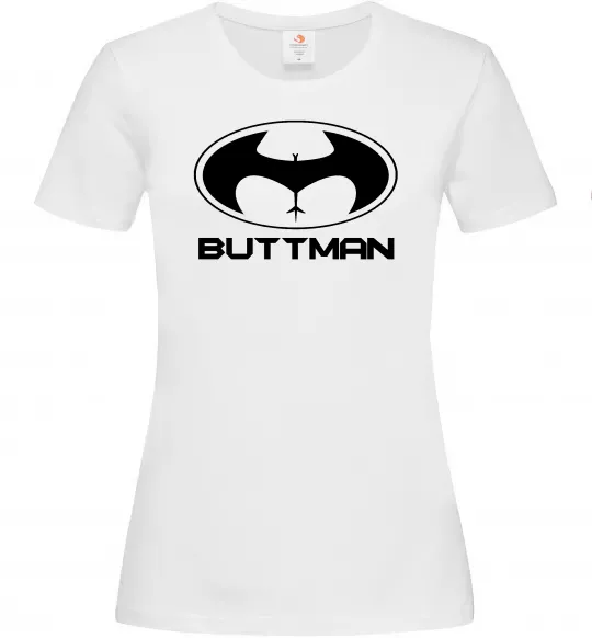 Женская футболка Buttman Белый фото