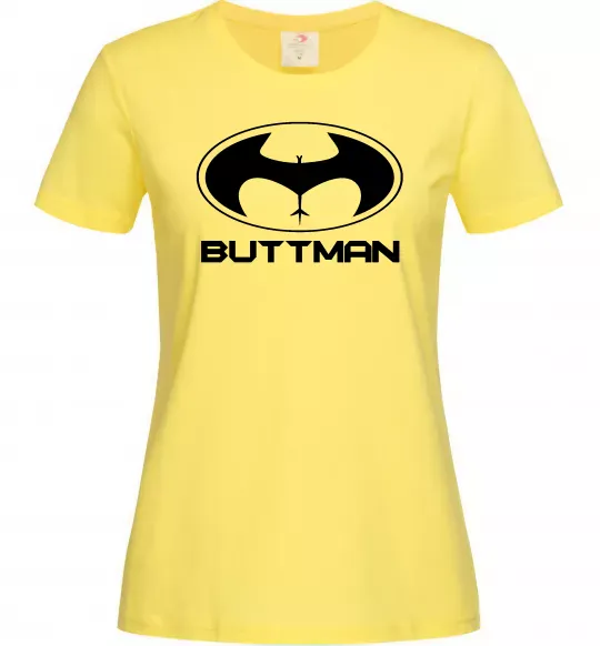 Женская футболка Buttman Лимонный фото