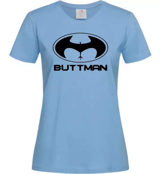 Женская футболка Buttman Голубой фото