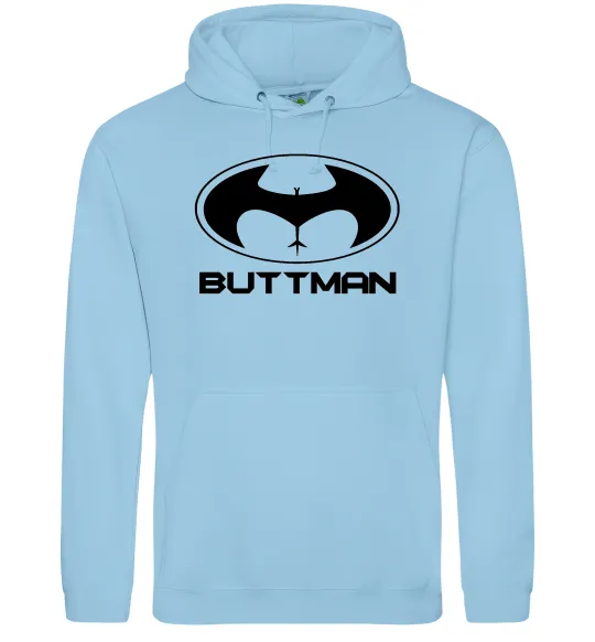 Женская толстовка (худи) Buttman Голубой фото