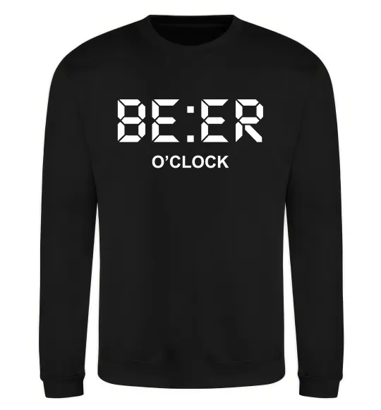 Світшот BE ER O`clock Чорний фото
