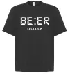 Футболка Оверсайз BE ER O`clock Черный фото