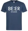 Мужская футболка BE ER O`clock Темно-синий фото
