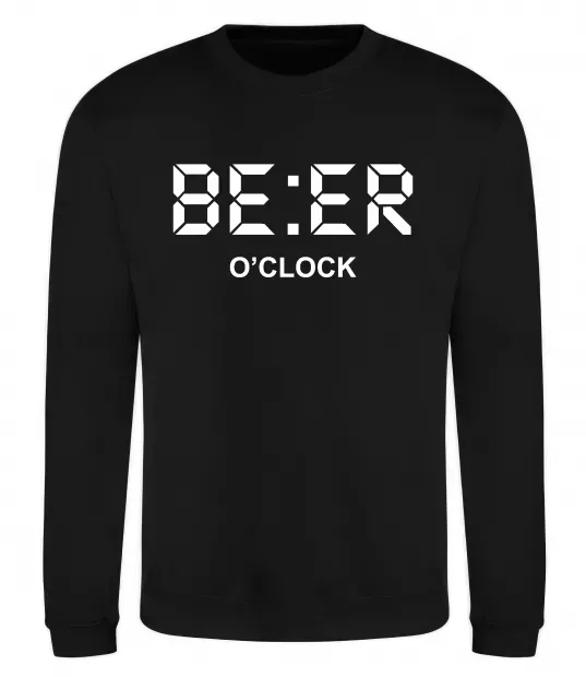 Свитшот BE ER O`clock Черный фото