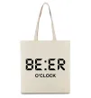 Эко-сумка BE ER O`clock Бежевый фото