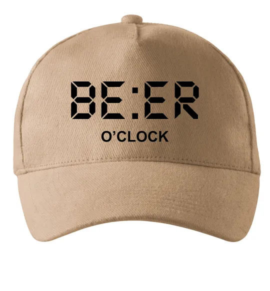 Кепка BE ER O`clock Песочный фото