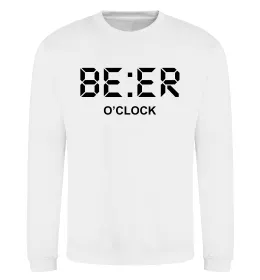 Свитшот BE ER O`clock Белый фото