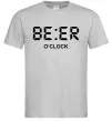 Мужская футболка BE ER O`clock Серый фото