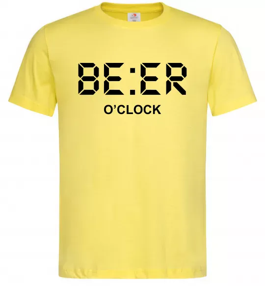 Мужская футболка BE ER O`clock Лимонный фото