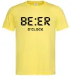 Мужская футболка BE ER O`clock Лимонный фото