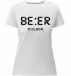 Жіноча преміум футболка BE ER O`clock Білий фото