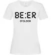 Женская футболка BE ER O`clock Белый фото