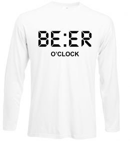 Лонгслів BE ER O`clock Білий фото