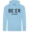 Мужская толстовка (худи) BE ER O`clock Голубой фото