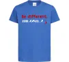 Детская футболка Be different Ярко-синий фото