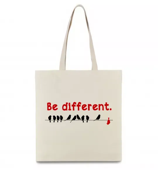 Еко-сумка Be different Бежевий фото