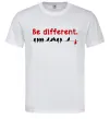 Мужская футболка Be different Белый фото