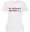 Жіноча футболка Be different Білий фото
