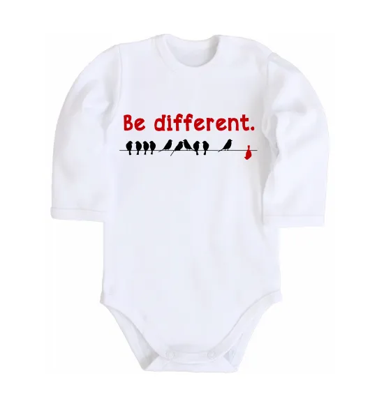 Детский боди Be different Белый фото