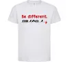 Детская футболка Be different Белый фото